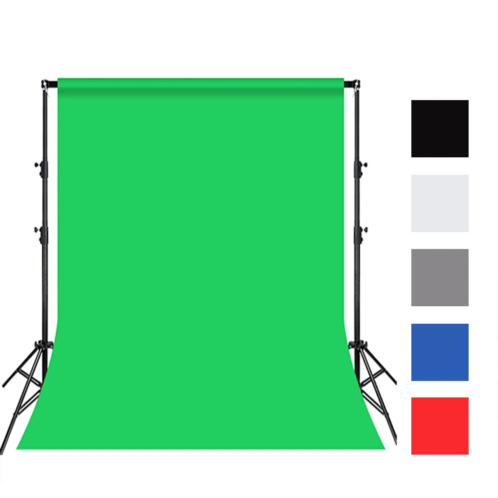 3x4 м фотофон фотография Фон Хлопок Текстиль Простой тонкая ткань зеленый экран