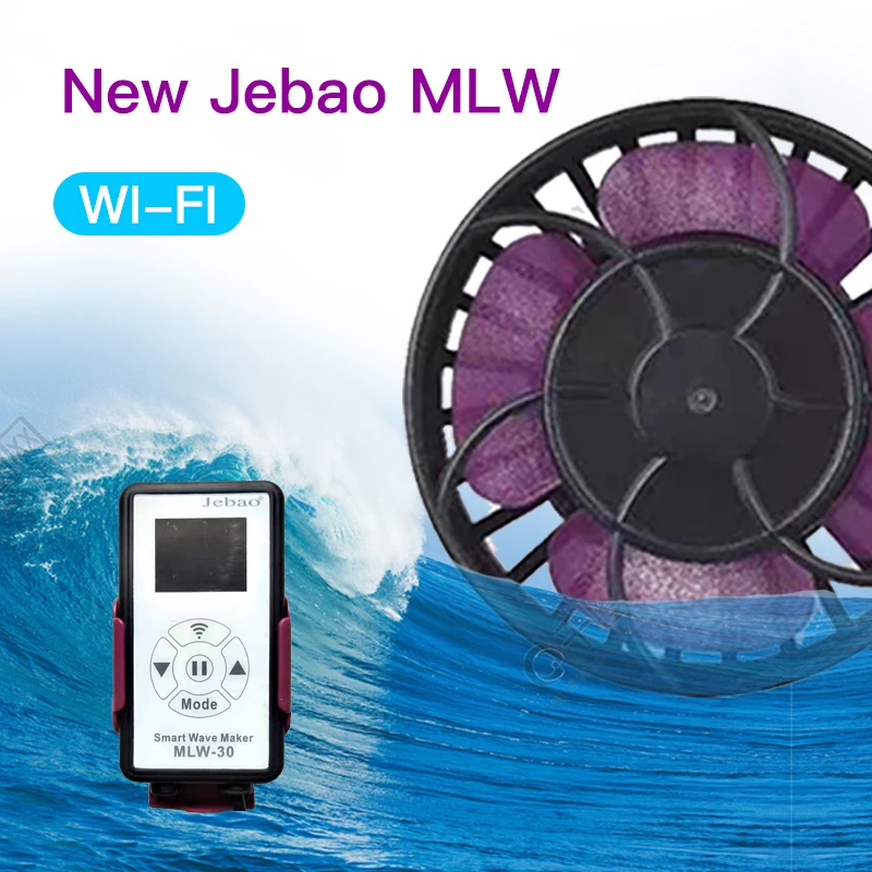 Новый Интеллектуальный волновой насос серии Jebao MLW с Wi-Fi ЖК-дисплеем контроллером