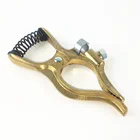 Латунный Заземляющий зажим MIG MMA TIG плазменный погружной заземляющий держатель кабеля от 300 А до 1000 А кованый сверхмощный сварочный зажим типа G