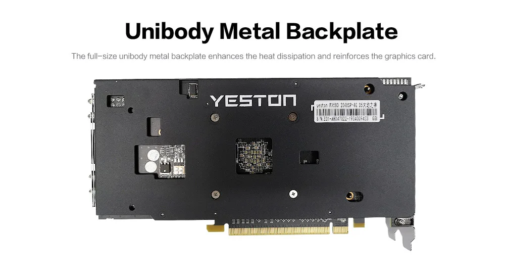 Yeston Radeon RX580 2048 SP-8G GDDR5 PCI Express x16 3,0 видеоигровая видеокарта внешняя видеокарта для рабочего стола