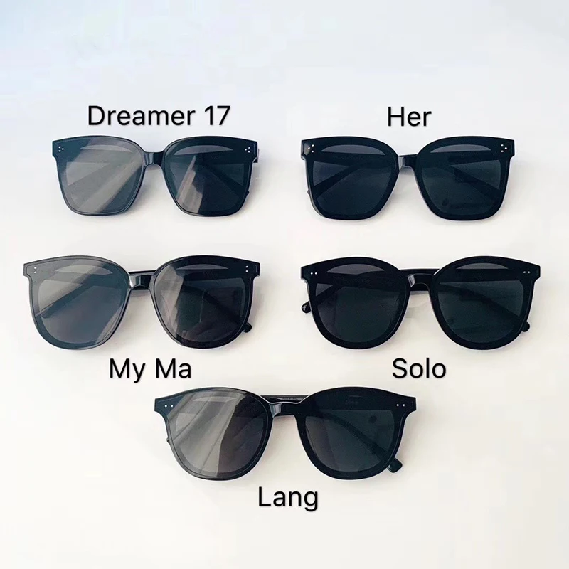 

2020 New style Gentle FLATBA Designer Her Myma solo lang sun glasses Vintage Female oculos flat lens sunglasses for men women