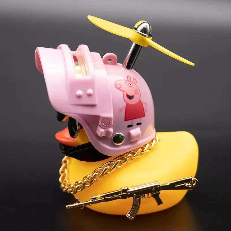 

Car Accessories Yellow Duck Helmet in the Car Small Yellow Duck Pan Road Bike Motor Riding Car Interior Decoration Yellow Duck