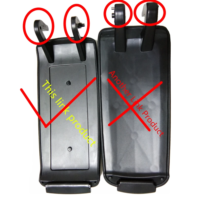 1 Pcs Leather Car Armrest Latch Cover For Audi A6 C5 1998-2005 Center Console Arm Rest Storage Box Lid Cover Auto Accessories