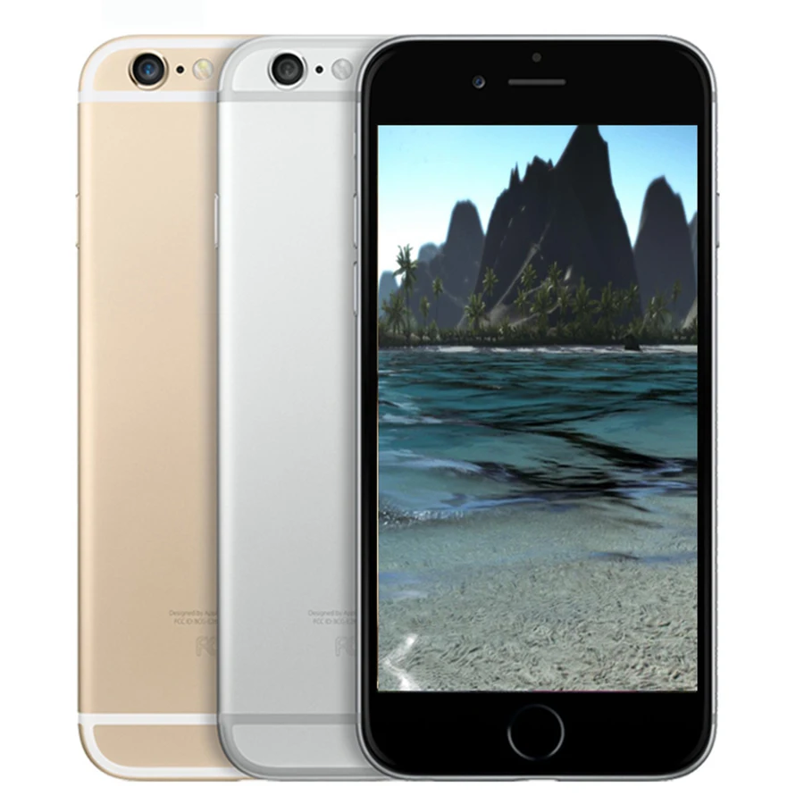 Apple iPhone 6 Plus IOS A8 смартфон P двухъядерный 5 дюймов 8 Мп 1 ГБ RAM 16 & 64 128 ROM WIFI 4G LTE