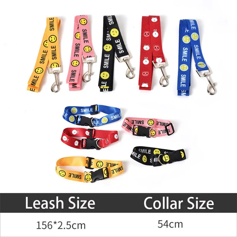 Ошейник для собак модный базовый нейлоновый ошейник с быстрой пряжкой поводок