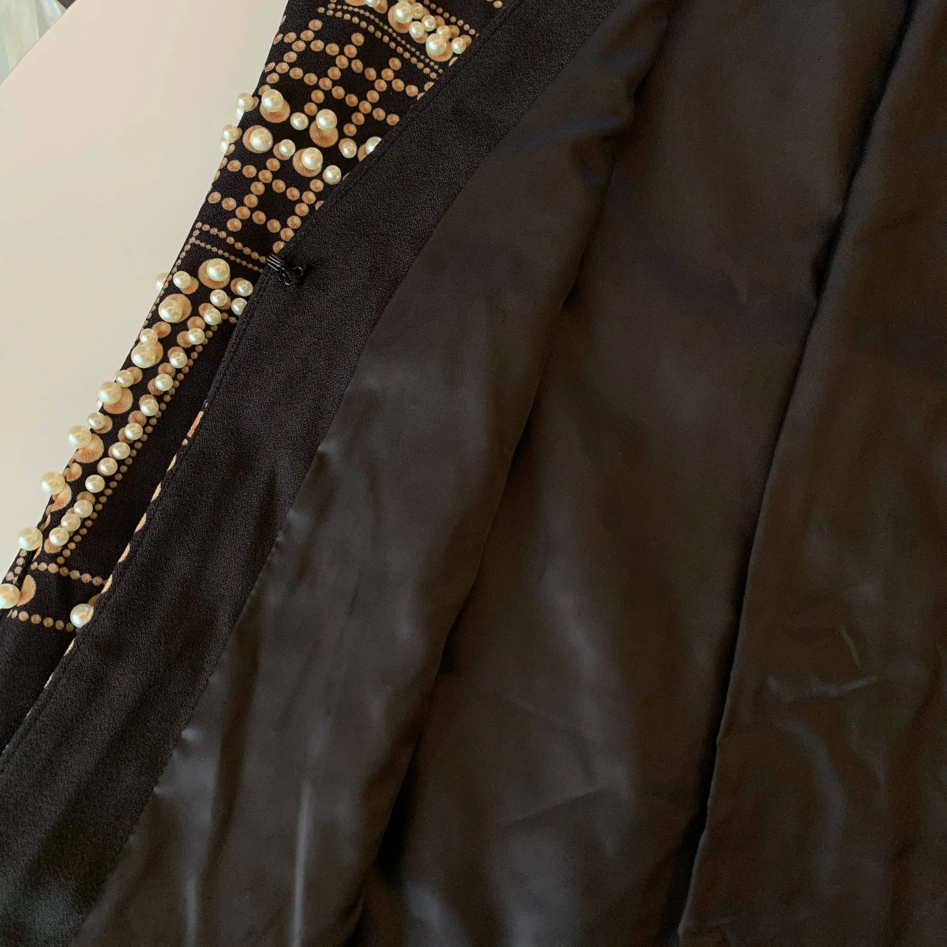 Женское геометрическое пальто с длинным рукавом и v-образным вырезом винтажная