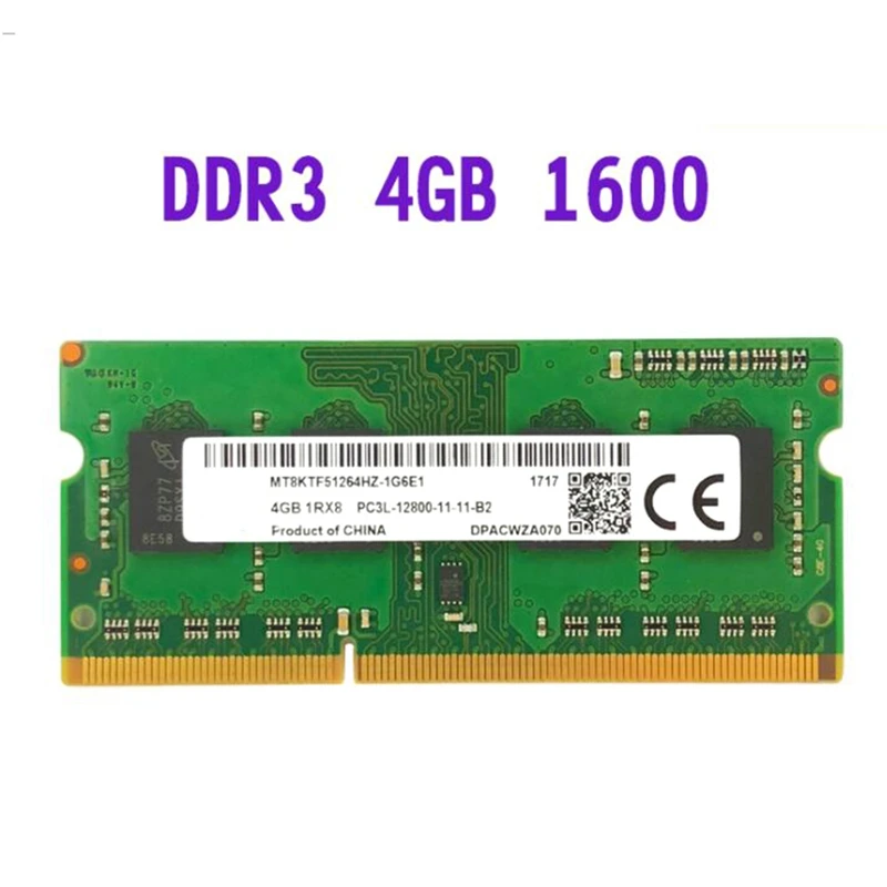 DDR3L RAM 4GB 1600MHZ Laptop SO-DIMM Memory 1.35V/1.5V Voltage DDR4 Notebook Memoria 2400MHZ 12800 | Компьютеры и офис