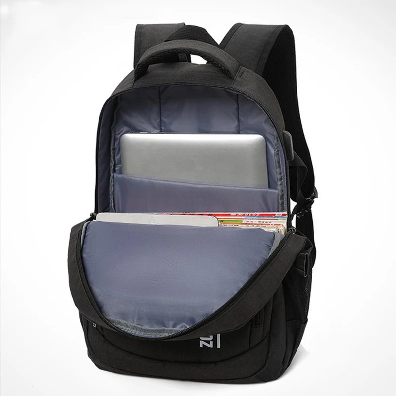 

2019 Newest Fashionable oxford waterproof usb charging port leisure laptop backpack bag for men