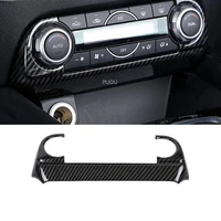 for mazda cx 5 cx5 2017 2018 2019 central control air conditioning button switch panel molding cover kit trim car accessories