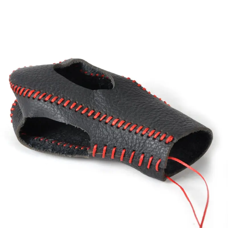 

Leather Gear Shift Knob Cover Left Hand Parts Protector Replacement Accessory Useful