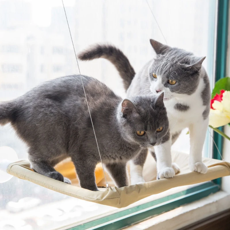 Бесплатная доставка мягкие гамаки для кошек окна питомники могут нести вес 15 кг