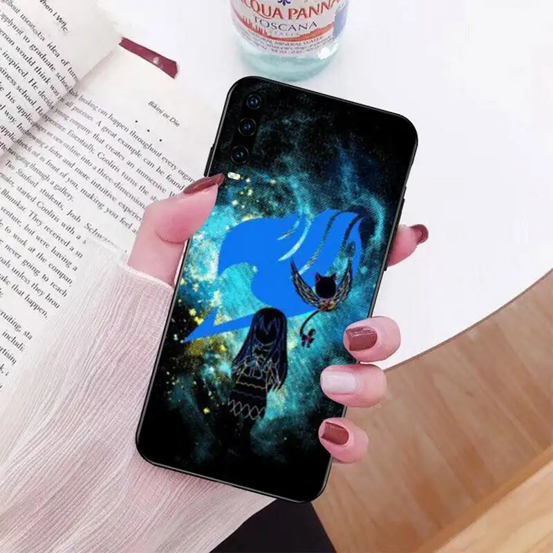 HPCHCJHM Феи хвост черный ТПУ мягкий чехол для телефона Huawei Honor 20 10 9 8 8x 8c 9x 7c 7a Lite view pro |
