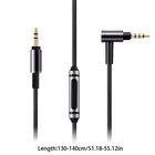 Запасной серебристый кабель с дистанционным микрофоном для SONY MDR-100ABN 1A MDR-100X MSR7