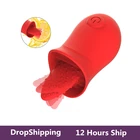 Вибратор с сосательным языком, присоска для клитора для женщин, фаллоимитатор, Стимулятор клитора, лизание оральной киски, секс-игрушка для женщин, для взрослых пар