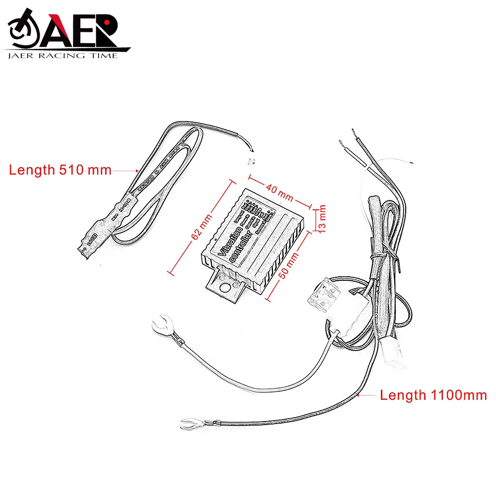 JAER универсальные наклейки на Автомобиль Мотоцикл ATV 12 В светодиодный DRL дневные