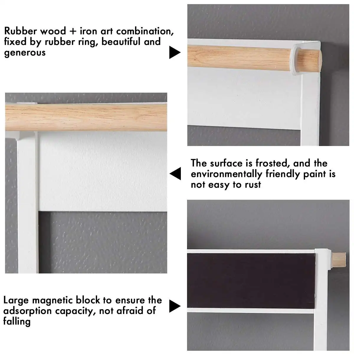 

Multi-functional Rack Fridge Side Shelf Multi-Layer Sidewall Holder Kitchen Supplies Organizer Household Hanging Hook Shelf