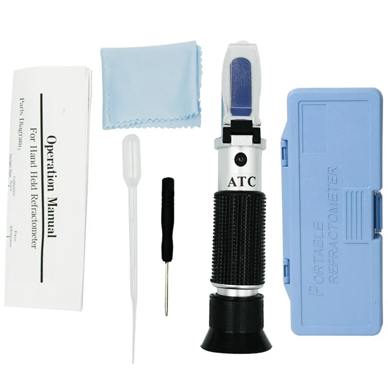 Refractometer Pet Urine For 1.000-1.060 Specific Gravity Handheld Veterinary Serum Plasma Protein Hemoglobin Tester 40% Off | Инструменты
