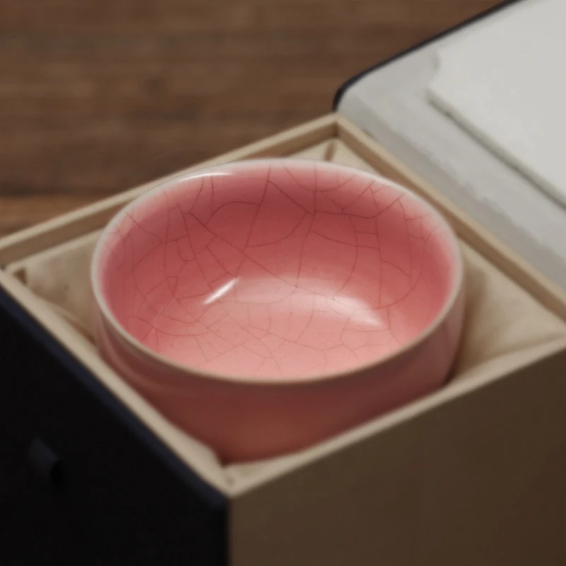 Маленькая розовая китайская Ретро чайная чашка Офисная - Цена: 1 256,66 руб.