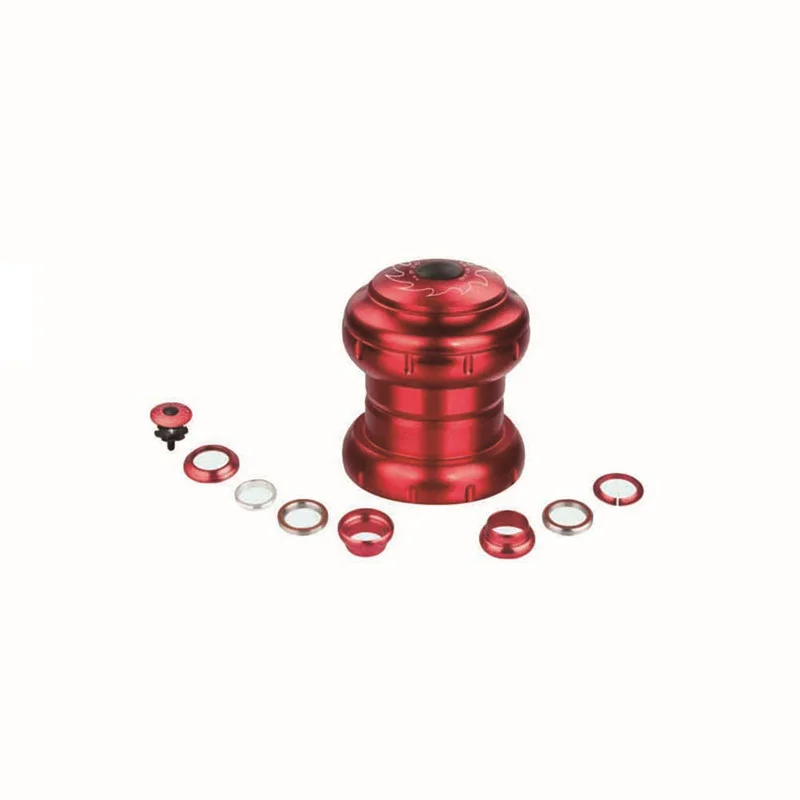 

1-1/8 Inch Threadless MTB Road Headset with Top CapRed Color,