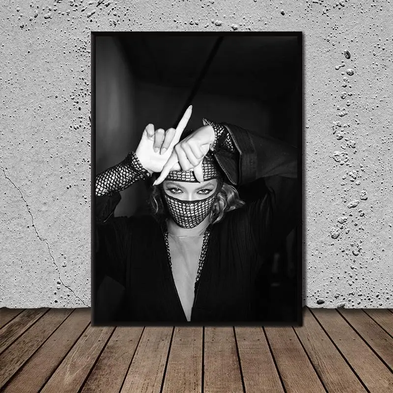 

Beyond on The Run Mask Poster Painting Art on Canvas Prints and Poster Wall Picture for Home Cuadros Room Decoration