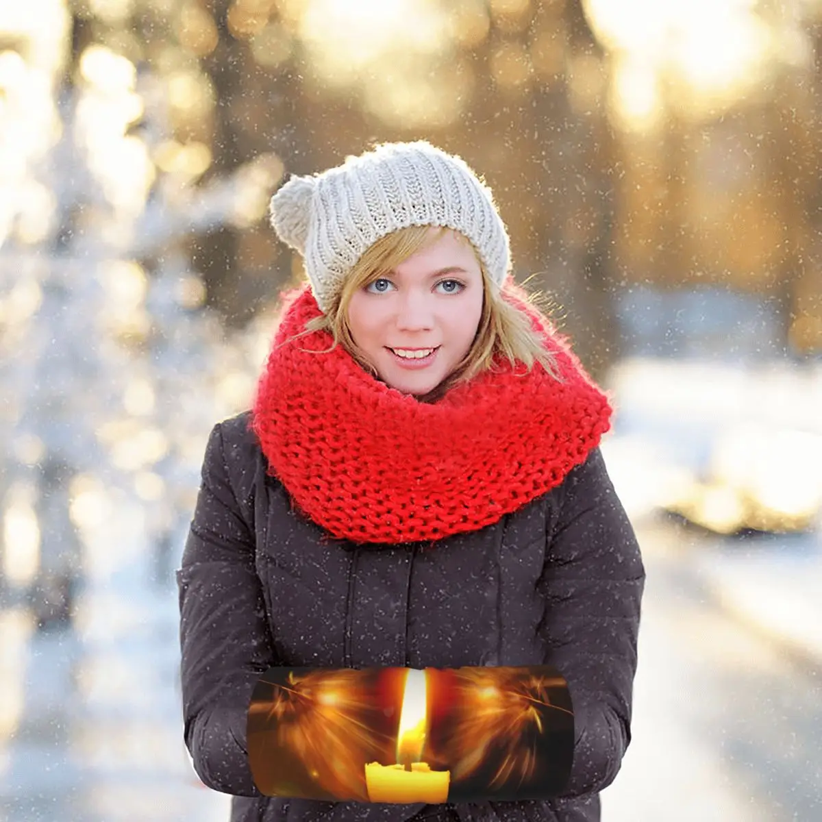 

Рождественские поздравительные открытки Рождественские поздравительные мужские и женские плюшевые перчатки