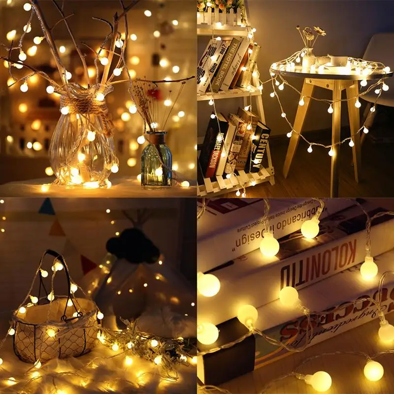 

3M LED String Lights Copper Wire Fairy Lights Night Light For Christmas Garland Room Bedroom Indoor Wedding Decoration Lamp