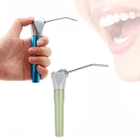 1 set dental air water spray triple 3 way syringe handpiece 2 nozzles tips tube dental lab air flow nozzle teeth whitening pen