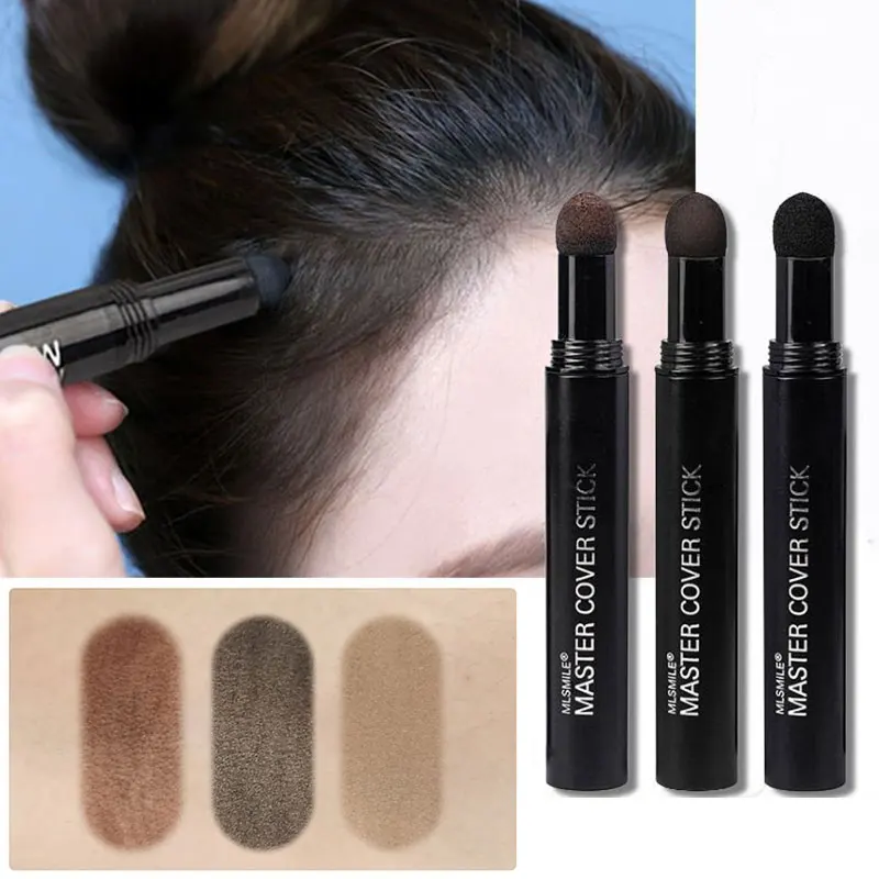 

Natural Herb Hairline Concealer Pen Shadow Powder Brow Powder Hair Root Edge Blackening Nose Shadow Skin-friendly Contour Stick