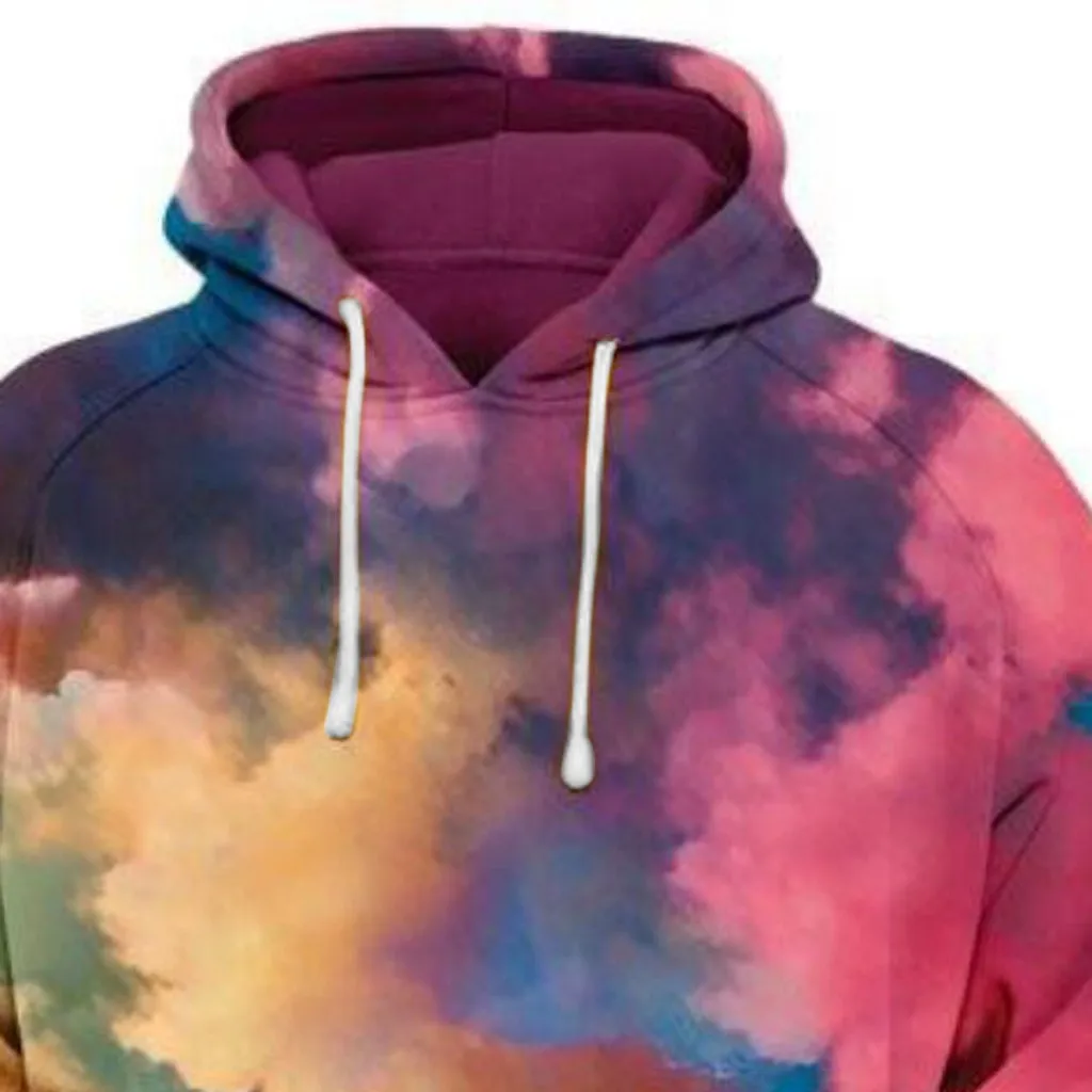 Мужская ветровка с капюшоном и 3D принтом на осень/зиму|Джемперы| |