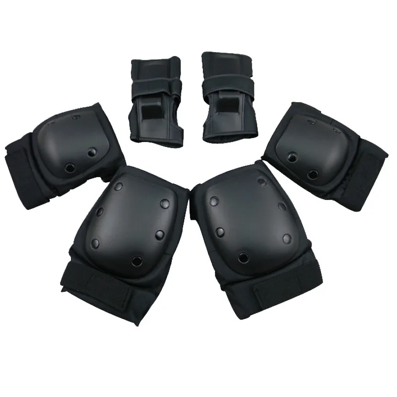 Для взрослых и детей 6 шт. налокотники наручные наколенники для спорта на