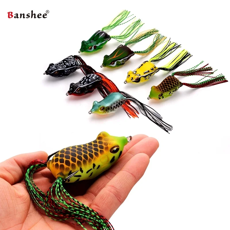 Banshee 11 г 50 мм лягушки с полым корпусом приманки без косточек для ловли окуня