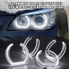 DTM Ангельские глазки светодиодный для BMW E60 E61 LCI 535i 550i M5 2007-2010 галогенные лампы головного светильник DRL Halo M4 Стиль белый светильник комплект аксессуаров