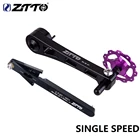 ZTTO горный велосипед, складной велосипед, Односкоростной велосипедный натяжитель цепи, 1 скорость, Овальный шкив, джоки, переключатель колес, цепь проверки