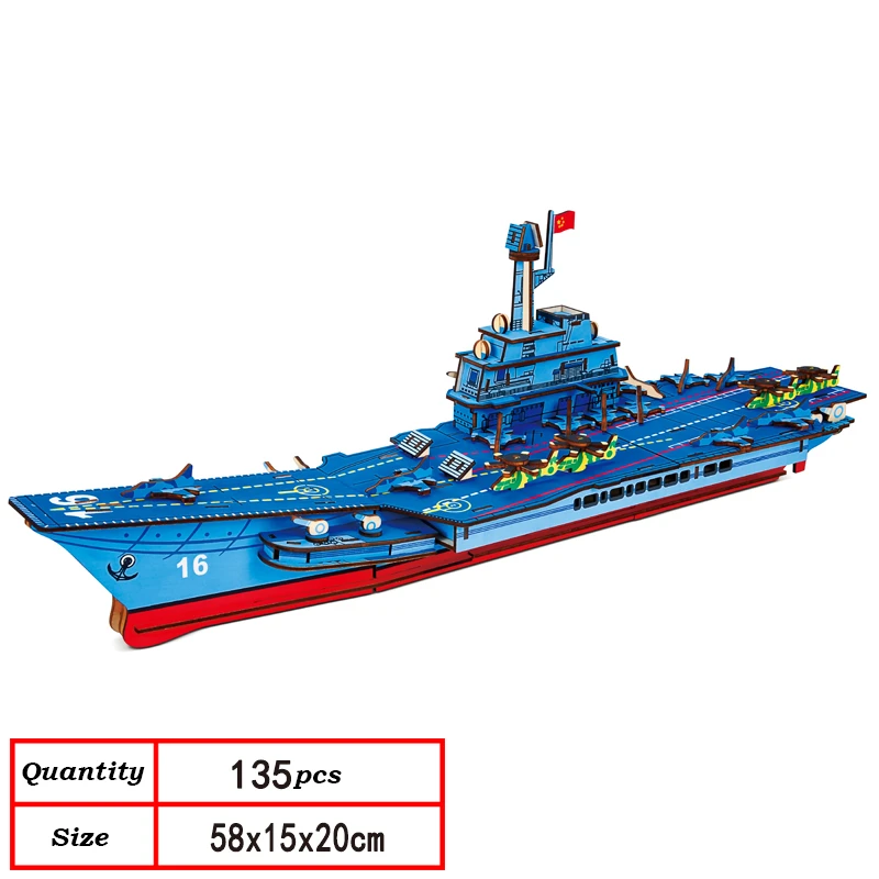 

Laser Cutting DIY Sailing Ship Toy 3D Wooden Puzzle Assembly Model Wood Craft Kits Desk Decoration Educational Toys For Children