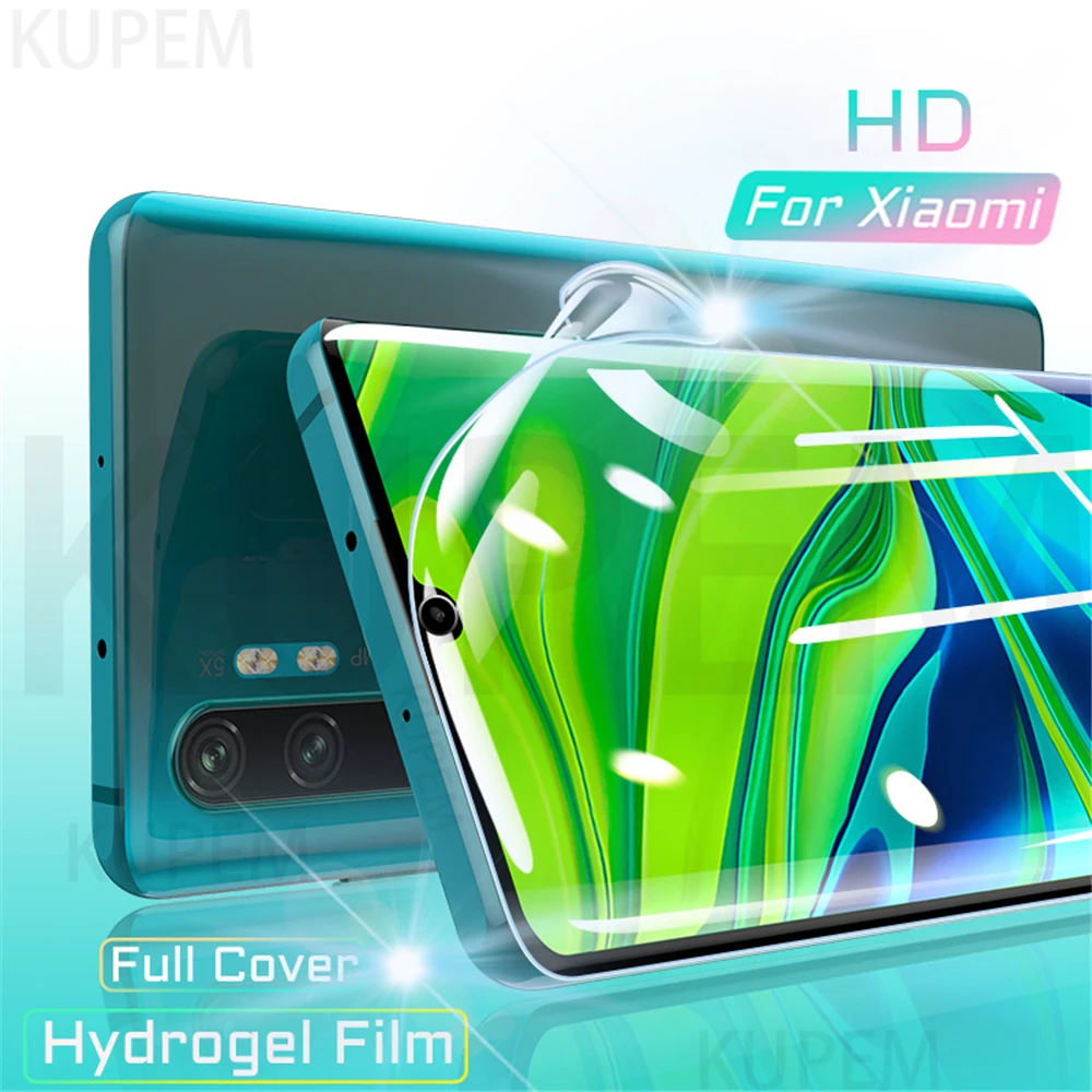 Гидрогелевая пленка с полным покрытием для Xiaomi Mi Note 10 9 T 8 Pro Lite Mi10 Mi9 5G защита