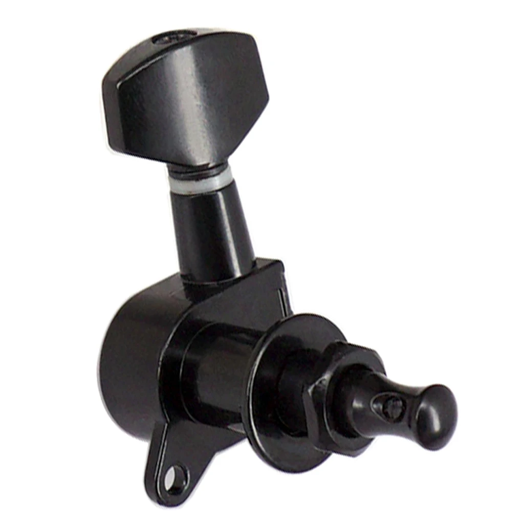 Черный запечатанная Гитара Колки тюнеры для акустической Электрогитары