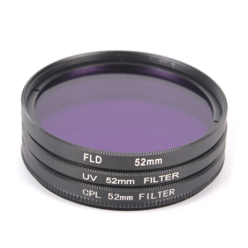 

3pcs/lot 49MM 52MM 55MM 58MM 62MM 67MM 72MM 77MM CPL+FLD Lens Filter Set with Bag for Cannon Nikon Sony Pentax Camera Lens