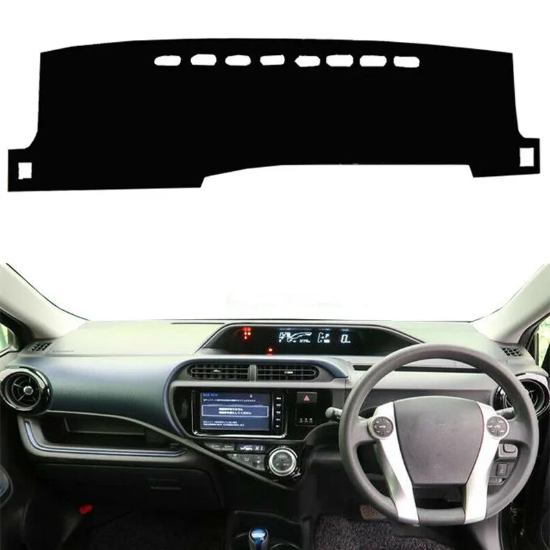 

For Toyota Aqua Prius C 2012-2015 2016 2017 2018 2019 2020 Dashboard Cover Mat Pad Dashmat Dash Sunshade Carpet Car Accessories