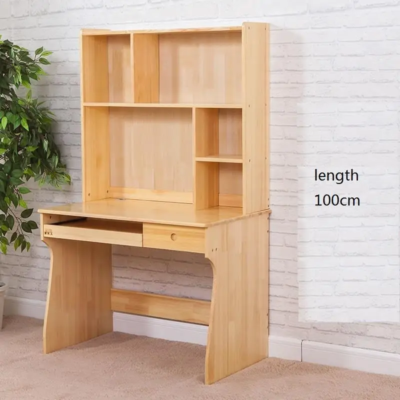 Scrivana Mesa Para ноутбук Escritorio Mueble Tisch винтажная деревянная Настольная компьютерная подставка для ноутбука стол с книжной полкой