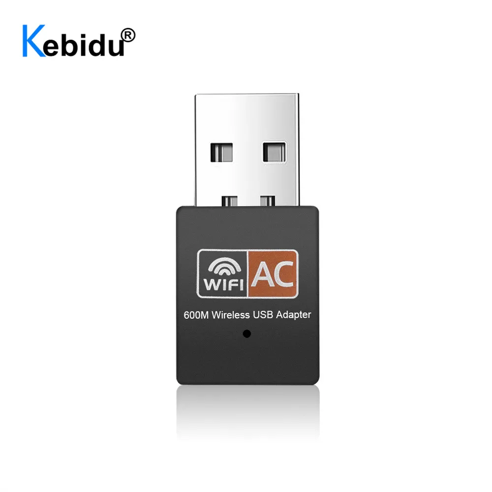 

Беспроводной USB Wi-Fi адаптер kebidu 600 Мбит/с, двухдиапазонный 2,4 ГГц 5 ГГц, USB Wi-Fi Lan Ethernet-приемник, сетевая карта 802.11ac