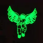 Светящиеся светящиеся патчи для одежды, термопечать, рисунок, украшение сделай сам, модный стиль, светящиеся патчи