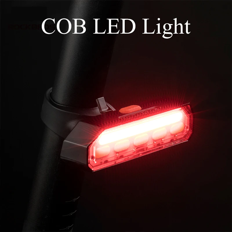ROCKBROS Bike Tail Light with Turn Signals Wireless Remote Control Bicycle Taillight Rechargeable Rear Lights and Warning | Спорт и
