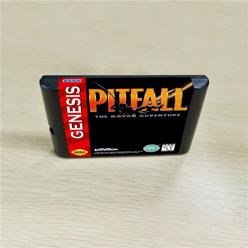 Pitfall the mayan adventures-16-битный MD игровой Картридж для консоли MegaDrive Genesis | Электроника