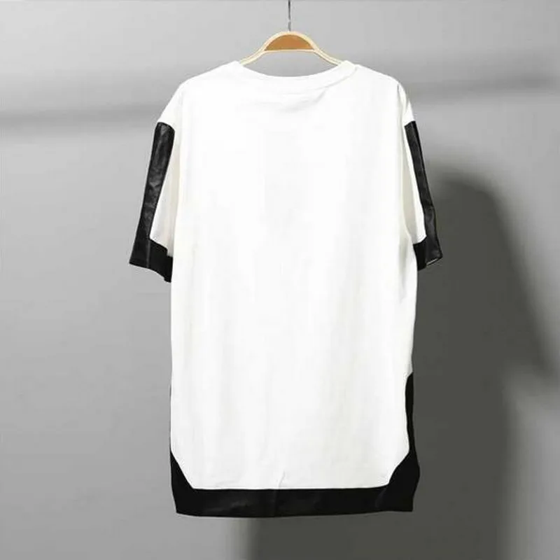 Новый бренд пуловер с коротким рукавом и круглым вырезом мужские футболки топ