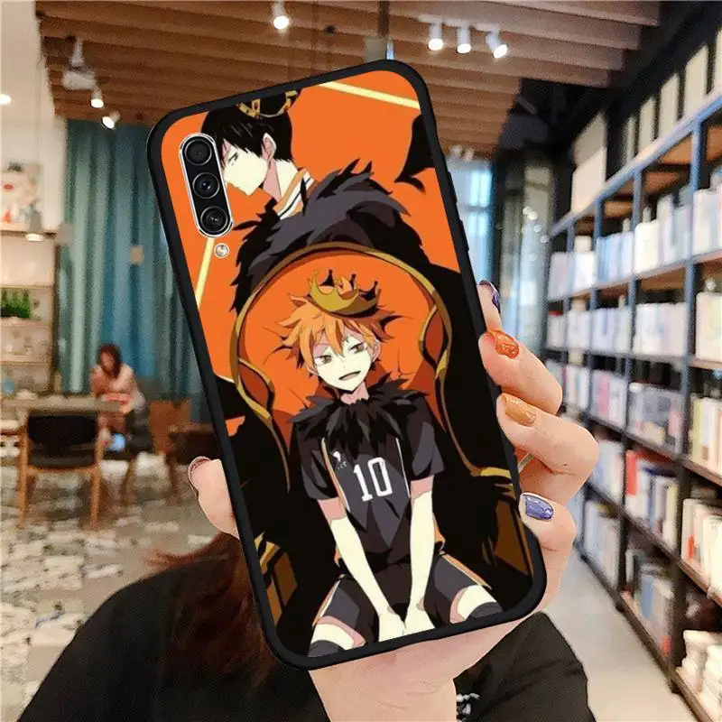 

Volleyball Haikyuu hot anime Phone Case For Samsung galaxy A S note 10 7 8 9 20 30 31 40 50 51 70 71 21 s ultra plus