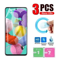 3pcs nano protective film for a71 a51 a70 a50 a40 a30 a20 a10 a31 a41 not tempered glass screen protector film foil