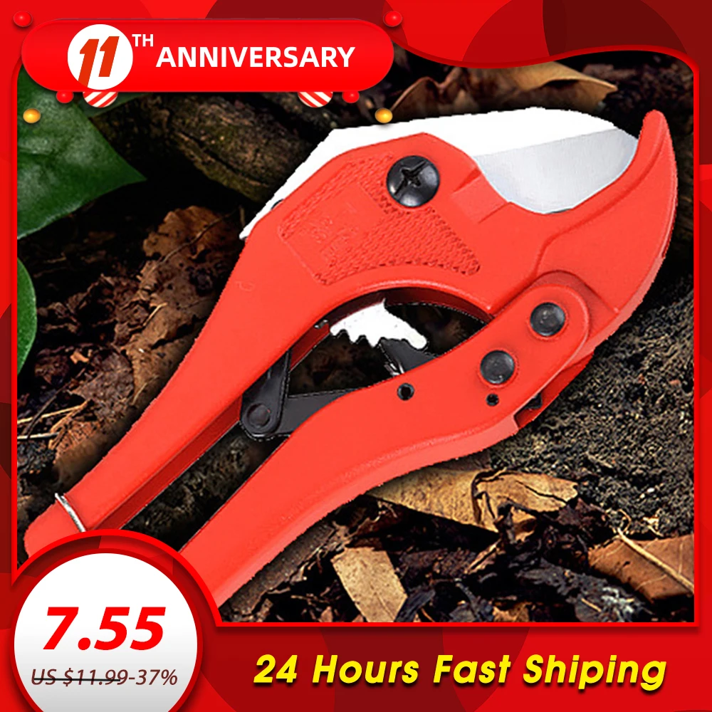 

PPR Scissors Ratchet Type Pipe Multi Tool Tube Slice Tool For Household Maintenance Workers Red Knife Garden Tools Workpro