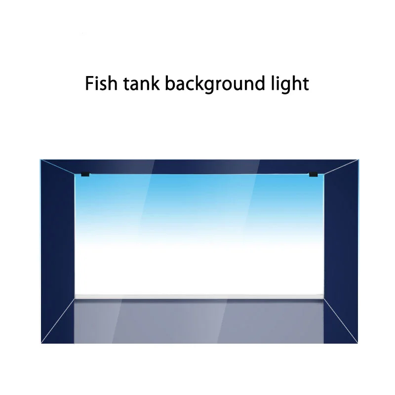 Tablero emisor de luz LED RGB para pecera, luz de fondo de PVC para acuario, planta de agua, placa gu&iacute;a de luz acr&iacute;lica, difusor de PC-0