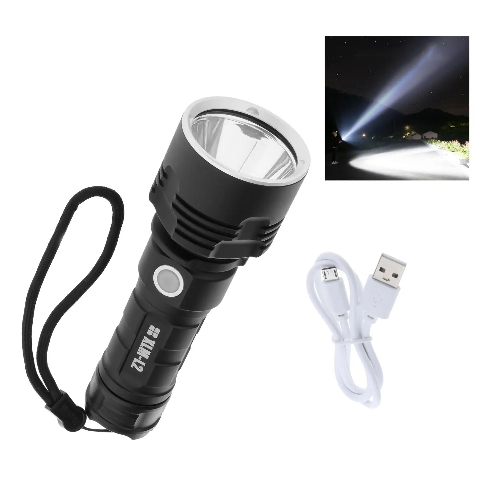 

Фонарик, светодиодный с зарядкой от USB