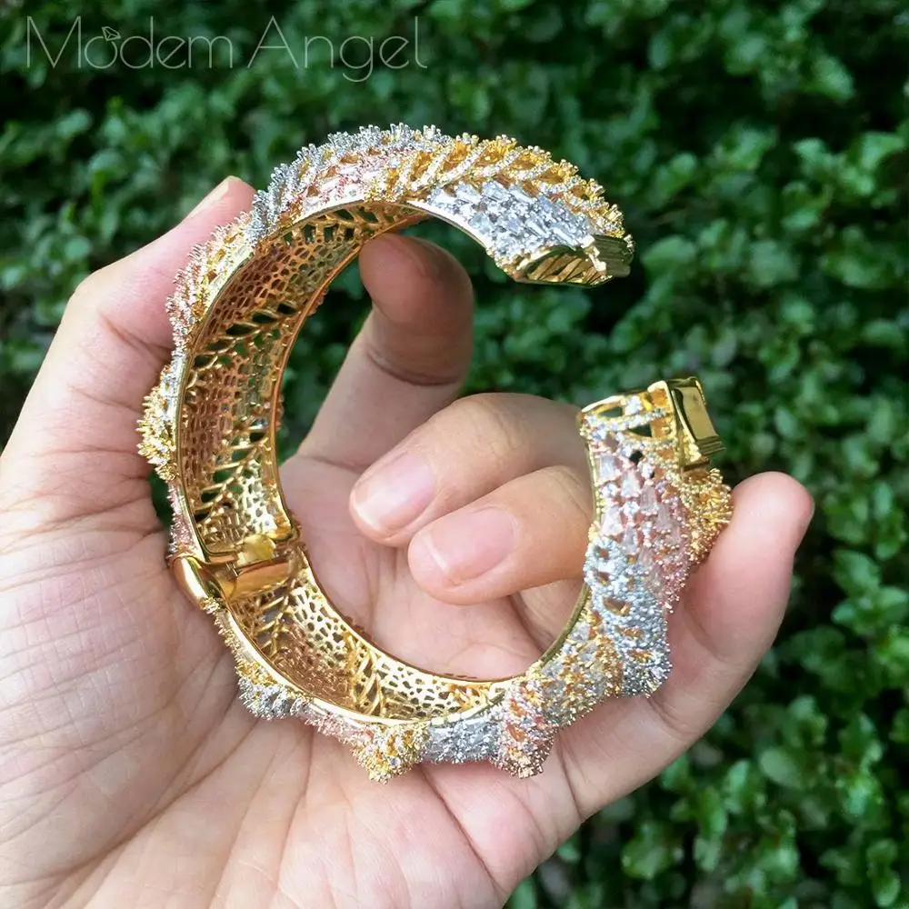 ModemAngel AAA кубический цирконий любовь модная свадебная бижутерия браслет кольцо